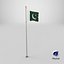 Pole Flag Pakistan