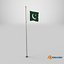 Pole Flag Pakistan