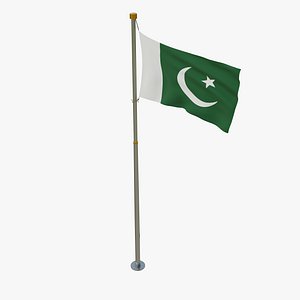 Pole Flag Pakistan