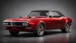 Pontiac Firebird 1968 3D Model 3D model