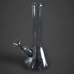 glass bong 3D model