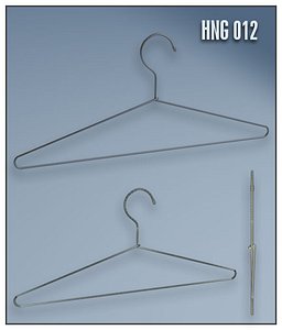 3d model of clothes hanger