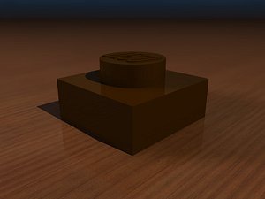 3d lego brick