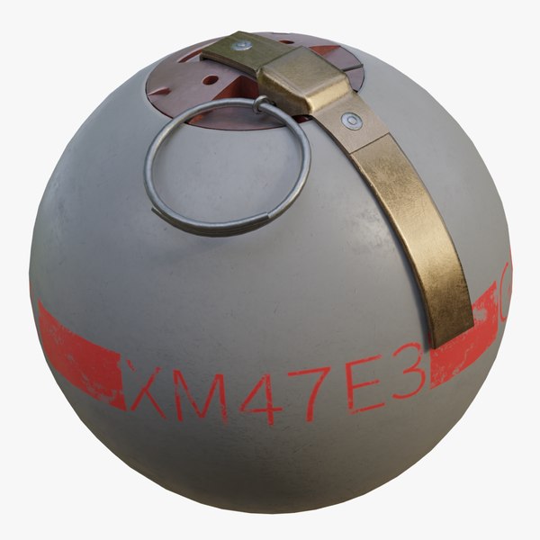 modelo 3d Granada antidisturbios XM47 - TurboSquid 2244582