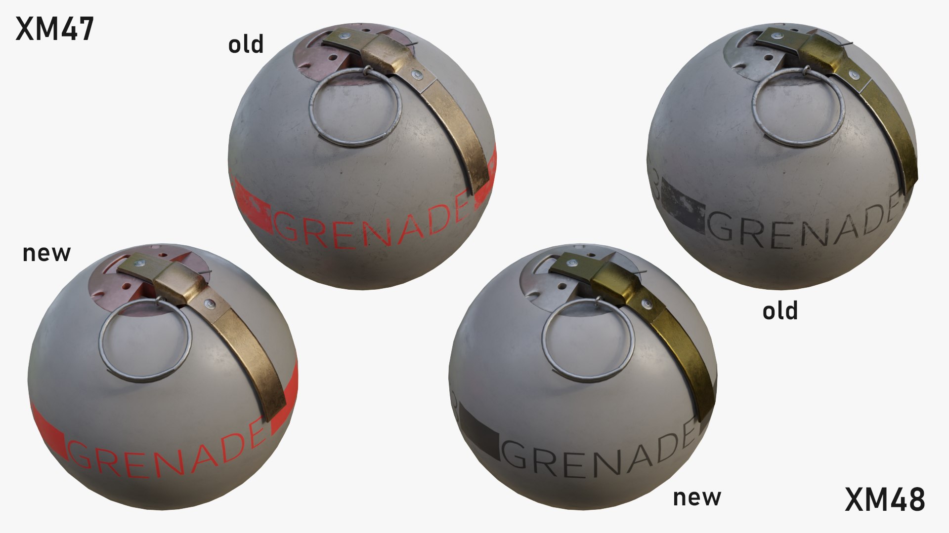 XM47 Riot Control Grenade 3D - TurboSquid 2244582