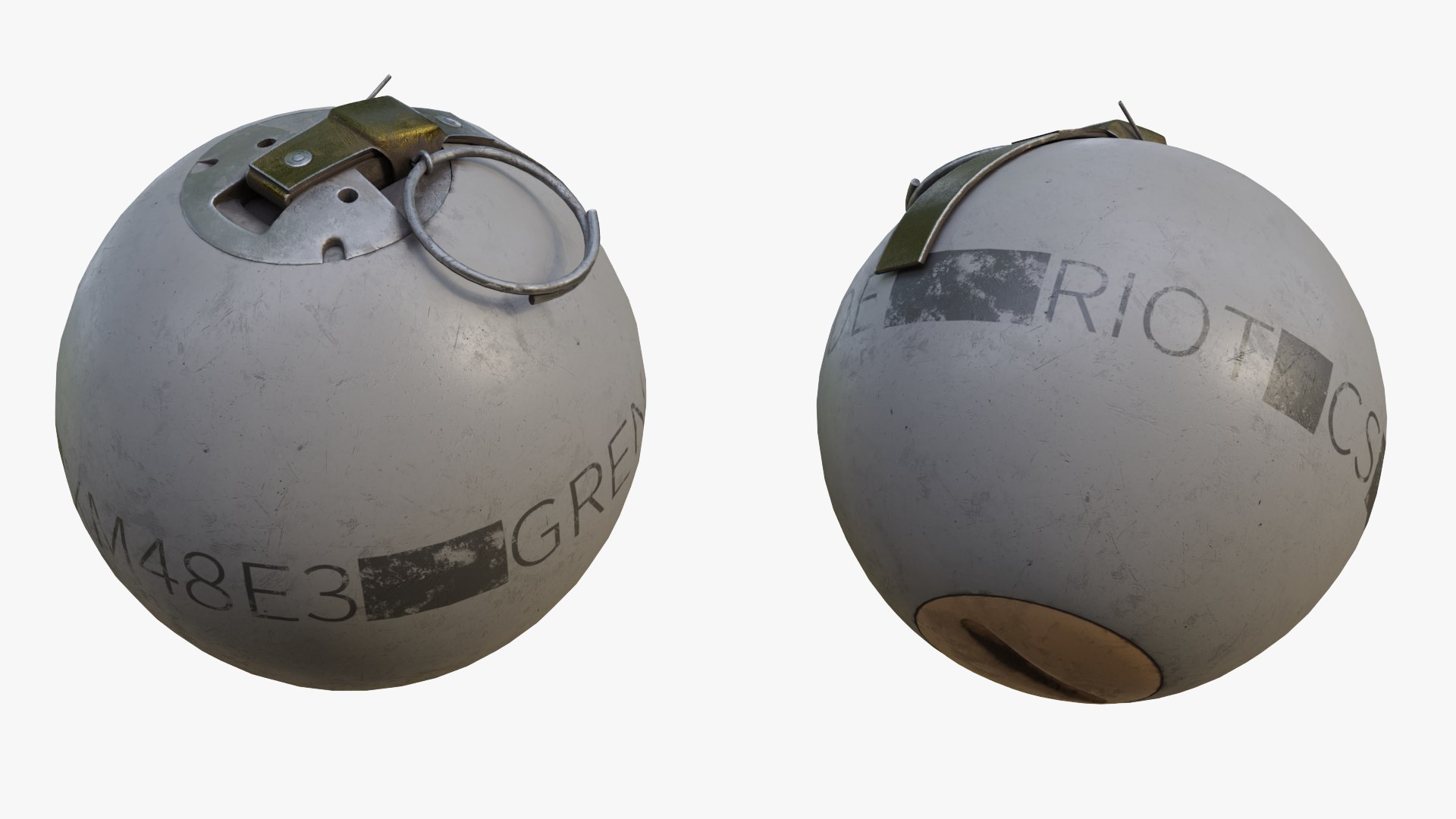 XM47 Riot Control Grenade 3D - TurboSquid 2244582