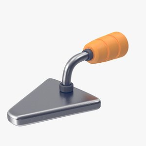 Construction Trowel Stylized 3D