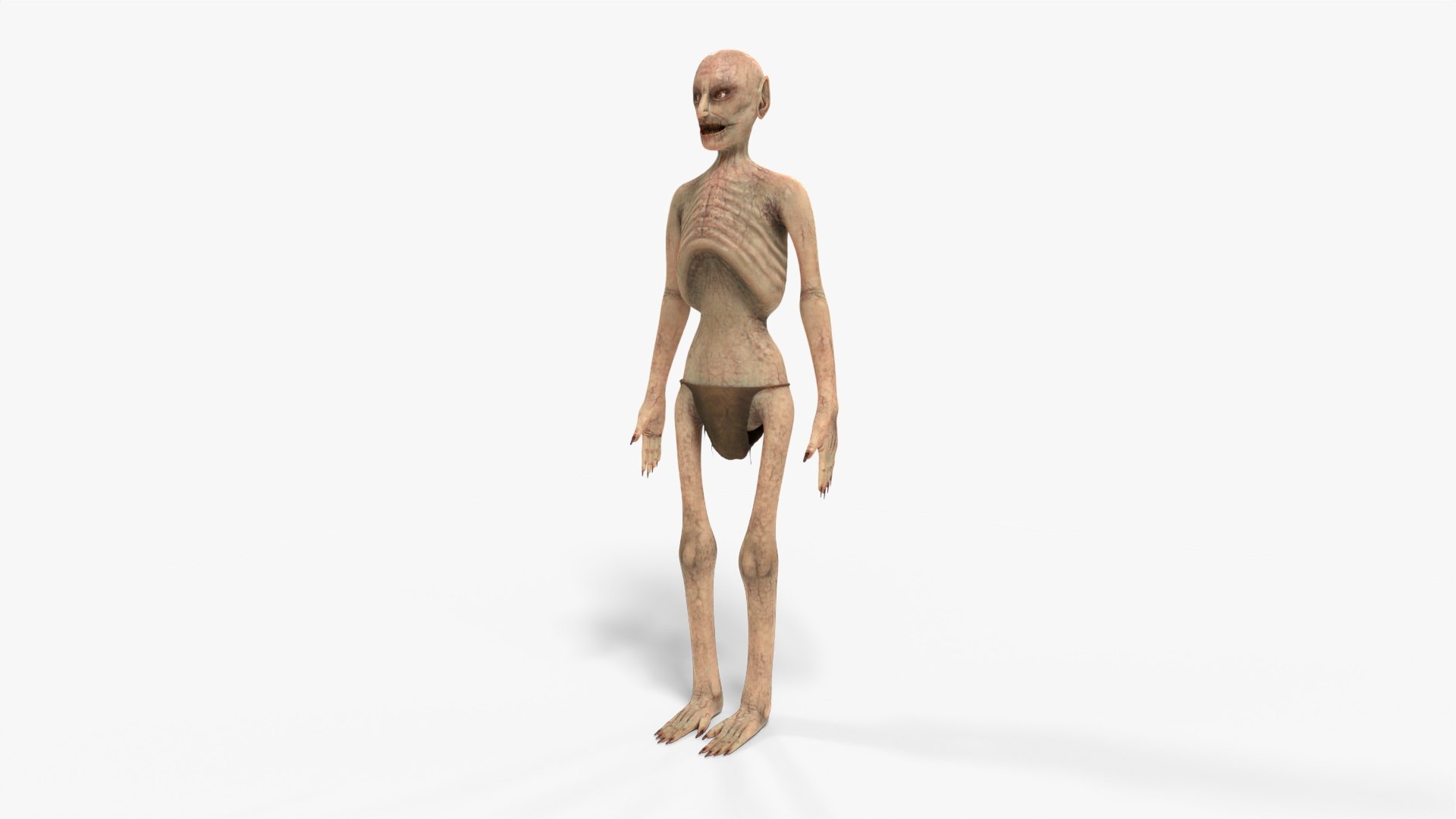 Humanoid Horror Creature 3D Model - TurboSquid 1997008
