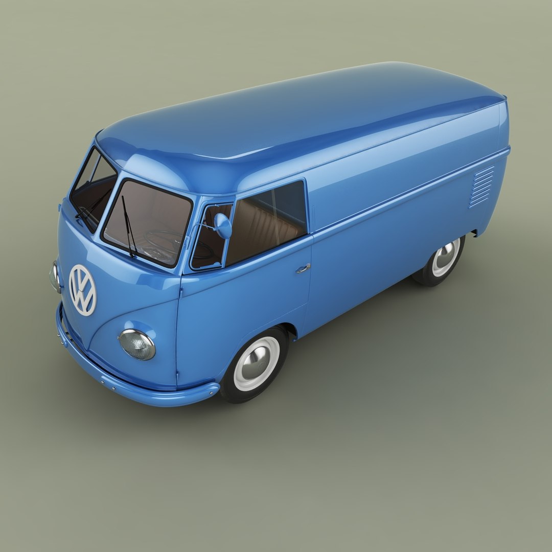 Volkswagen Type 2 Van T1 3D Model - TurboSquid 1895044