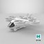 Modern Flying Taxi Simple Interior