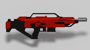 3D weapons rifle model