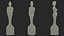 BRIT Award Statue Matte 3D model