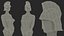 BRIT Award Statue Matte 3D model