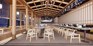 3D Restaurant Coffee Shop-A4