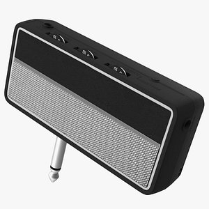 Portable Guitar Headphone Amplifier 3D model