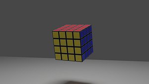 rubiks cube 4x4 3D