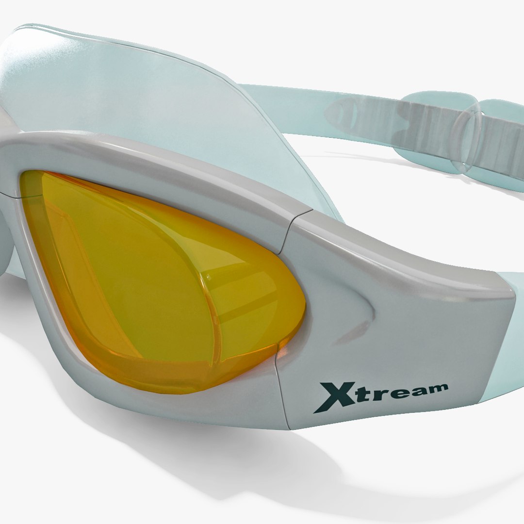 3d Ski Swim Xtreme Goggles Model