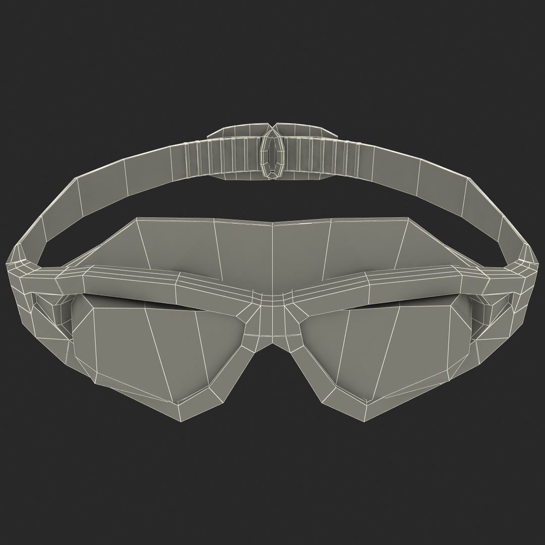 3d Ski Swim Xtreme Goggles Model