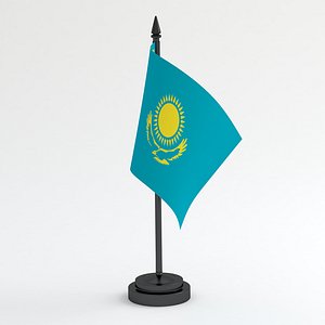 3D Table Flag Kazakhsta