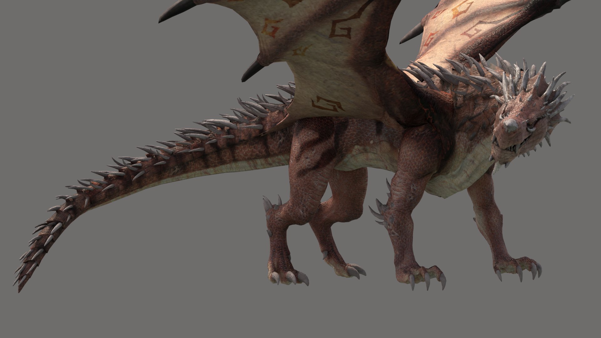 3D Dragon Rigged Model - TurboSquid 2088918