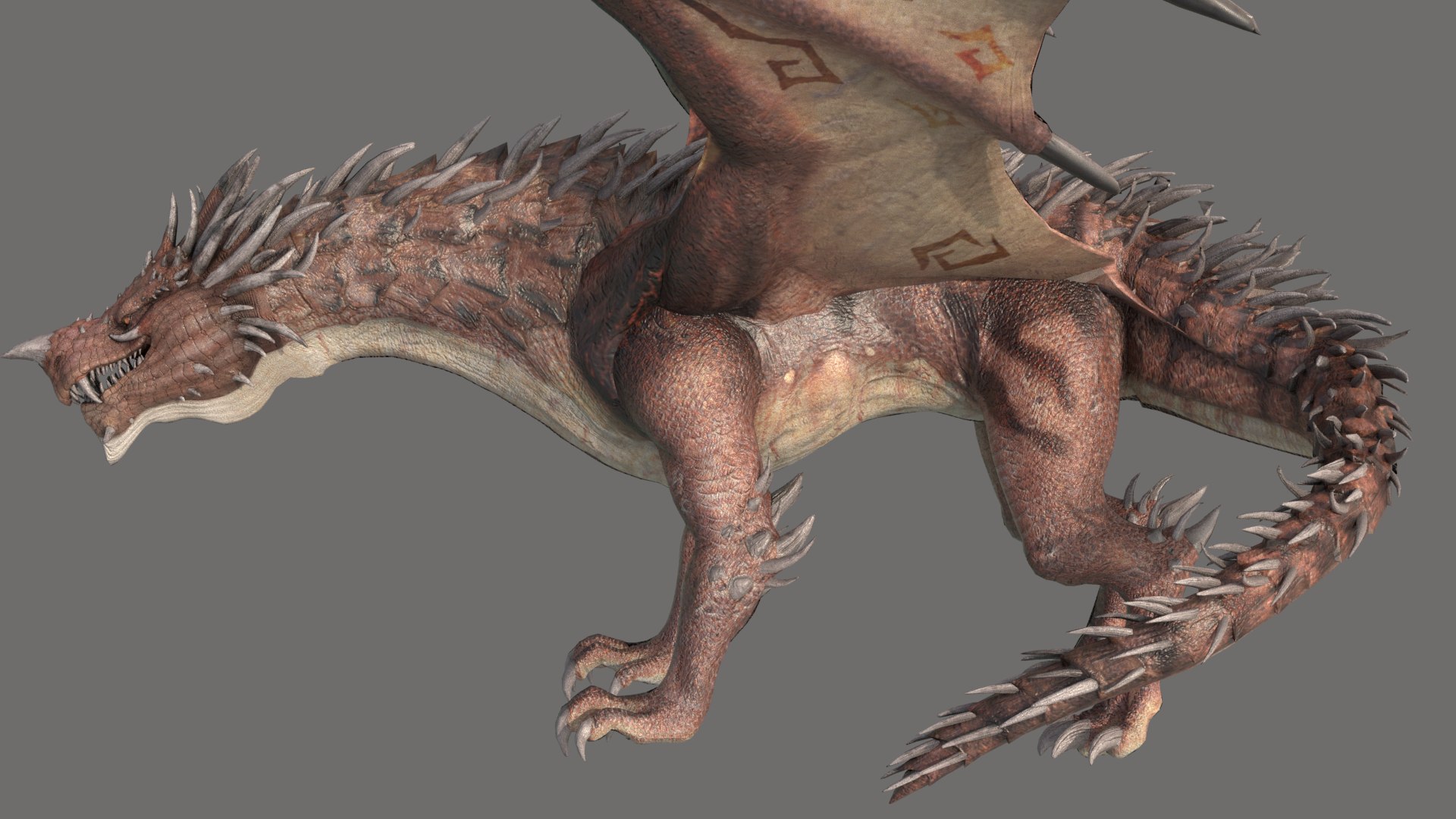 3D Dragon Rigged Model - TurboSquid 2088918