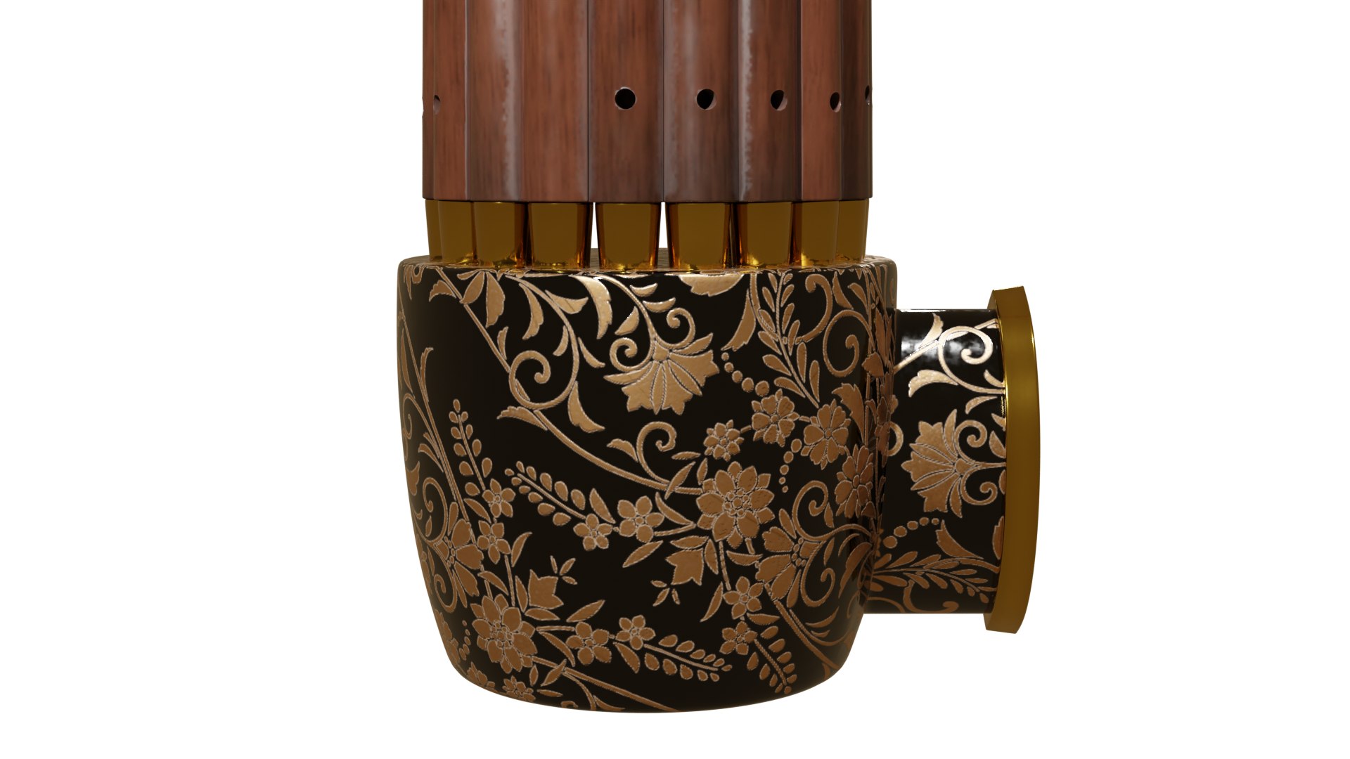 ShoJapanese Panpipes 3D TurboSquid 1911688