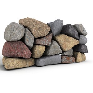 stone wall 2 3d 3ds
