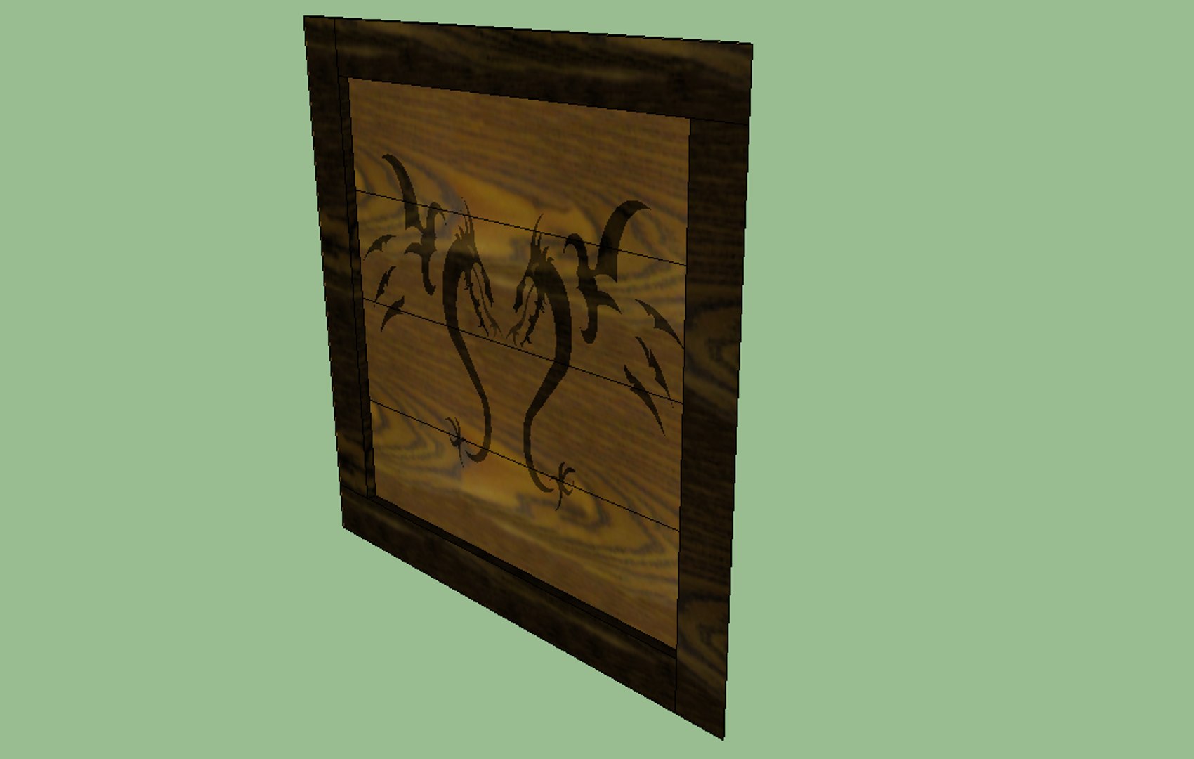 3d Model Of Mystick Dragon Crate