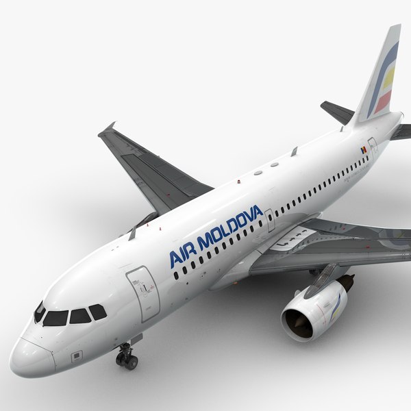 3D AirbusA319-100AIR MOLDOVAL1432