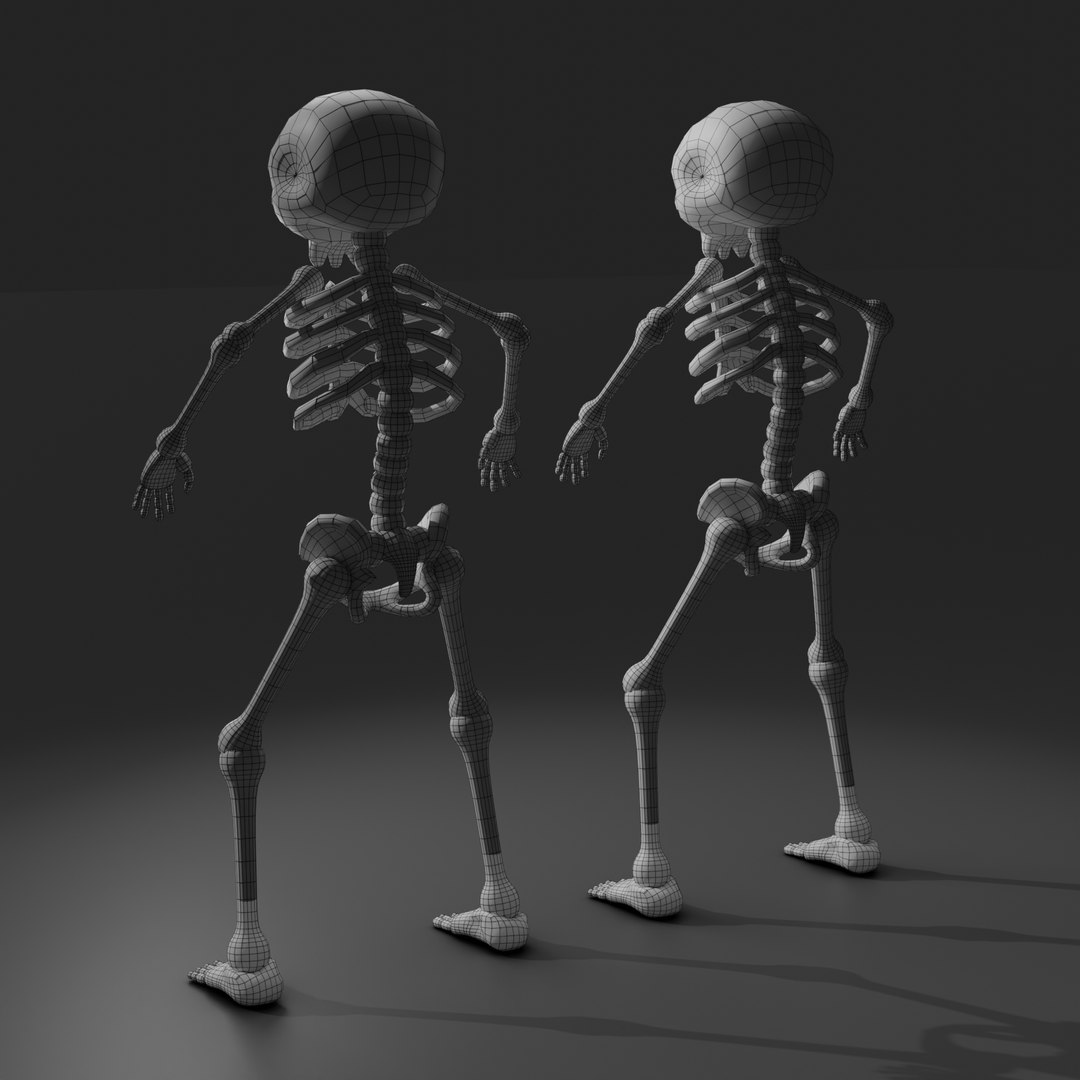 3D Model Skeleton Monster - Rigged - TurboSquid 2180765