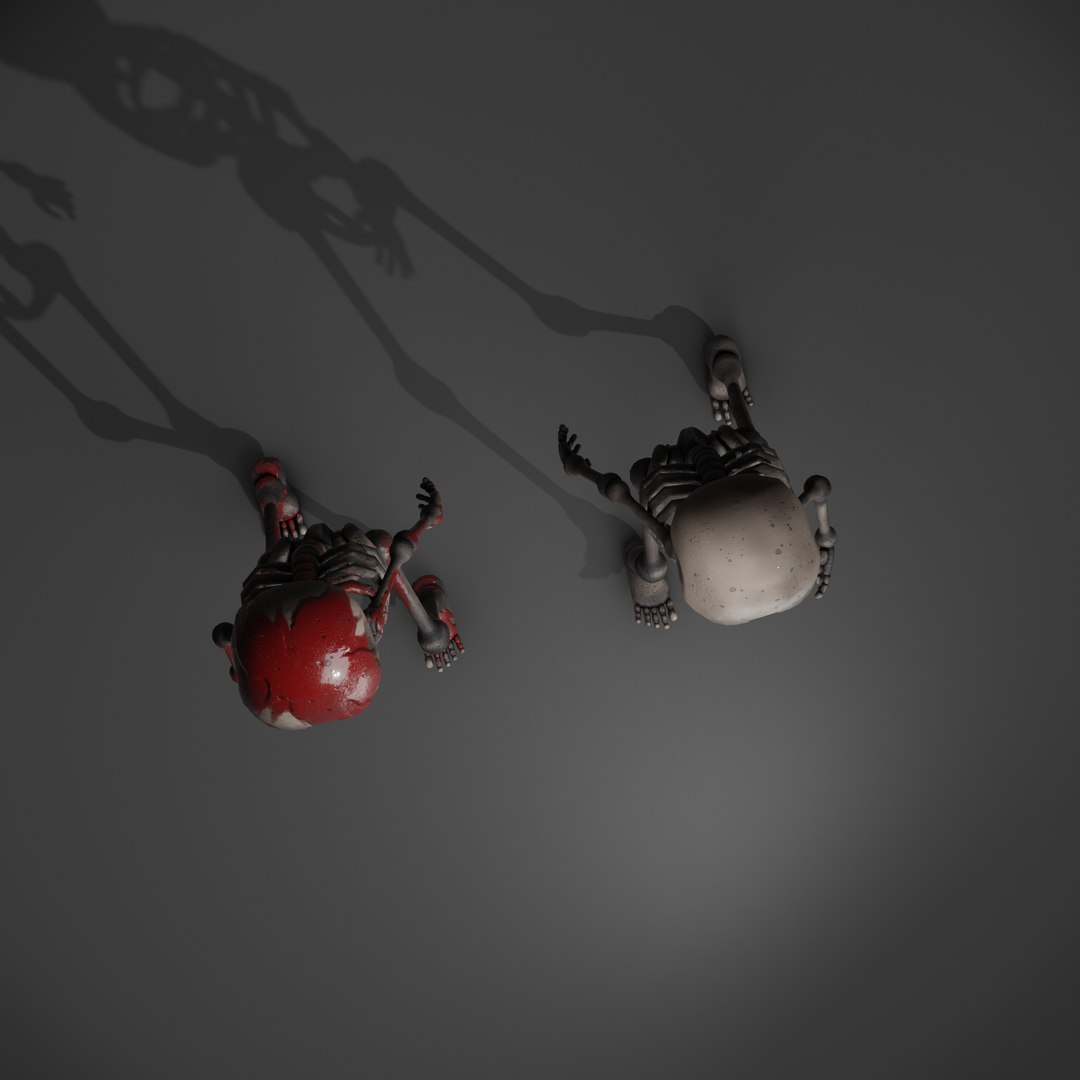 3D Model Skeleton Monster - Rigged - TurboSquid 2180765