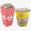 Two Popcorn Cups