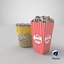 Two Popcorn Cups