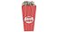 Two Popcorn Cups