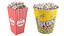Two Popcorn Cups