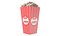 Two Popcorn Cups