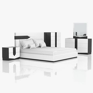 Hudson Bedroom Set 3D model
