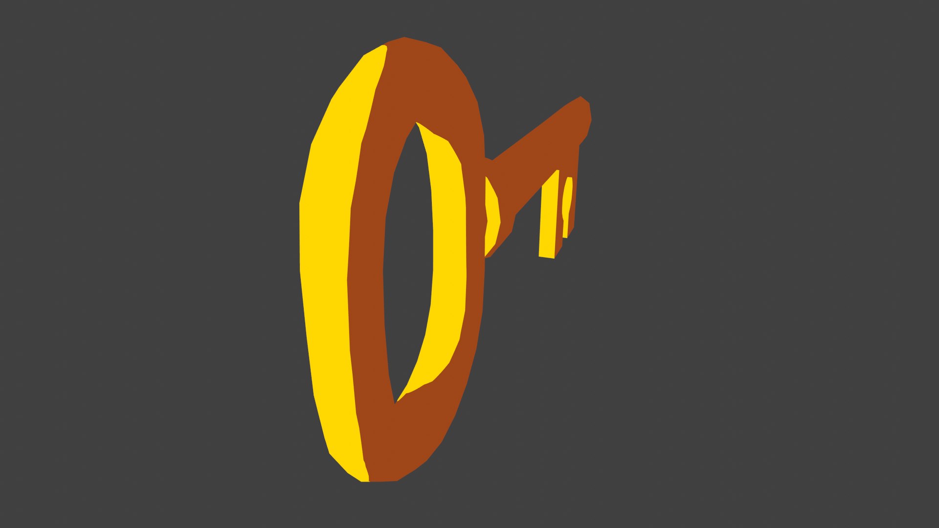 Low Poly Key 3D - TurboSquid 2132743