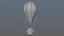 Juego PBR estilizado de globo aerostático listo