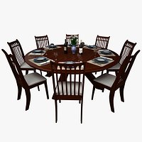 Dining Table Set 05