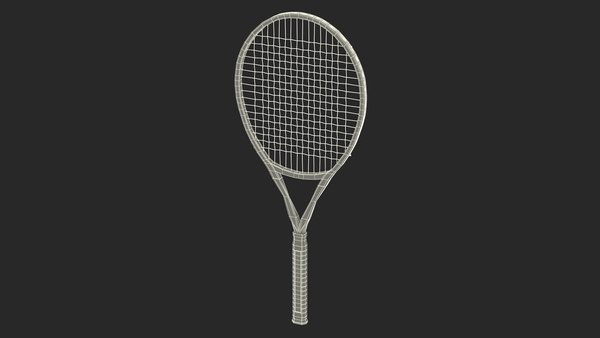 黒のテニス ラケット3Dモデル - TurboSquid 2149942
