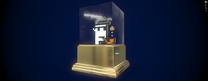 Gold Punk Low-poly