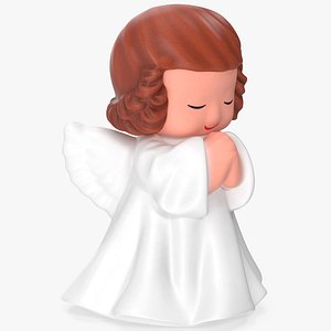 3D model Christmas Angel Figurine 4