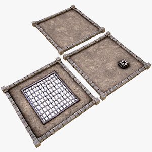 Castle Medieval Prison Roof Set