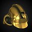 helmet alexander great 3d model