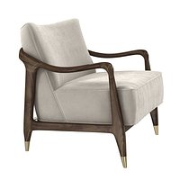 Midcentury Sculptural Gio Ponti Style Walnut Lounge Chairs 1950s