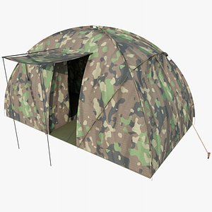 3D Tent 13 with PBR 4K model