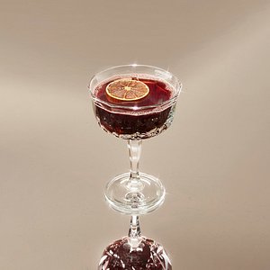 Cocktail Black Eye 3D model