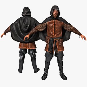 Medieval Thief Rigged
