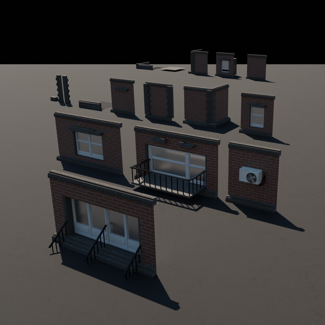 3D Model Modular Building Kit - TurboSquid 2035477